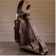 Męska torba na ramię w stylu vintage brązowa Vintage 14782