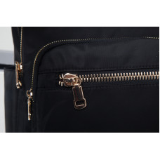 Damski nylonowy plecak czarny Vintage 14805