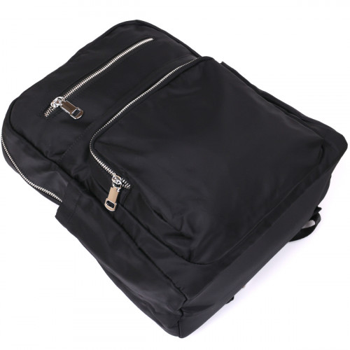 Plecak nylonowy czarny Vintage 14808