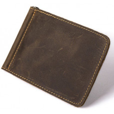 Uniwersalny portfel z klipsem brązowy Vintage 14935