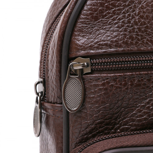 Torba plecak skórzany na jedno ramię brązowy Vintage 14986
