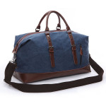 Дорожня сумка текстильна велика Vintage 20083 Синя