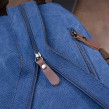 Plecak tekstylny unisex Vintage 20602 Granatowy
