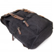 Plecak turystyczny tekstylny unisex czarnа Vintage 20608