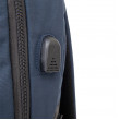Plecak tekstylny smart unisex ciemny granatowy Vintage 20625