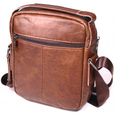 Wygodna męska torba na ramię z naturalnej skóry Vintage 21480