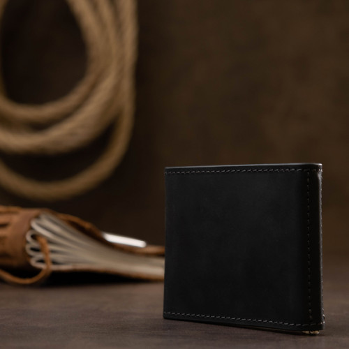 Praktyczny męski portfel z klipsem na pieniądze GRANDE PELLE 11404
