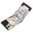 Skórzany męski portfel z klipsem na pieniądze GRANDE PELLE 11543