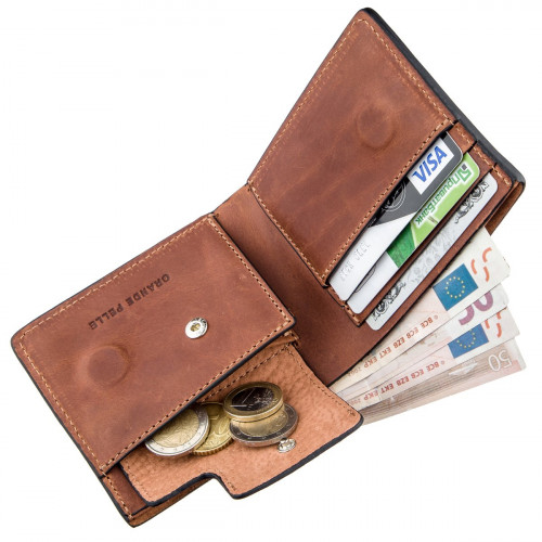 Stylowy portfel unisex GRANDE PELLE 11236