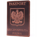 Okładka na paszport Polska skórzana Shvigel  30008