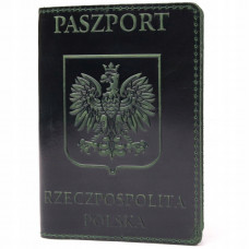 Обкладинка для паспорта Shvigel натуральна шкіра 30009